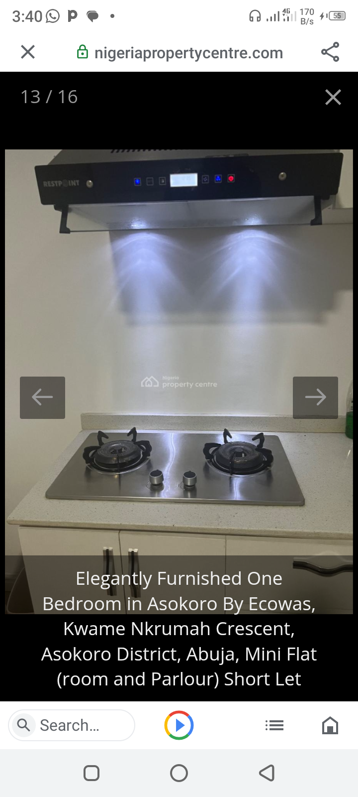 Elegant one bedroom Apartment in Asokoro