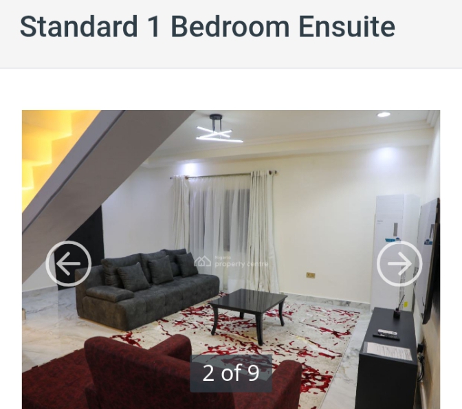 Luxurious 1 bedroom Apartment in Wuse,Abuja.